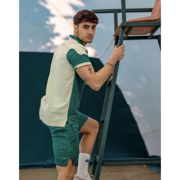 Nike FD5128-365 Slam Advantage Melbourne Polo Malachite ( S )